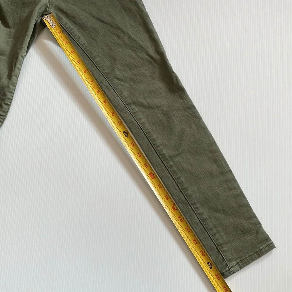 GapKids super skinny, army green denim jeans.  Girls size 10